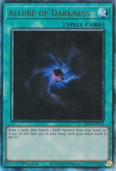 Allure of Darkness - RA03-EN055 - Prismatic Ultimate Rare - 1st Edition